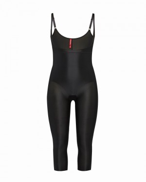 Catsuit Spanx Suit Your Fancy Open-Bust Femme Noir France | KERL71492