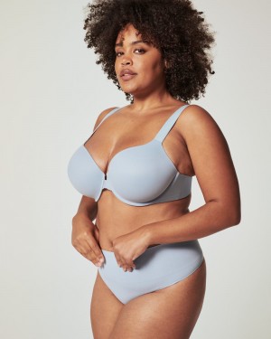 Culotte Spanx EcoCare Seamless Shaping Femme Bleu France | QHOF82634