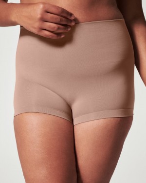 Culotte Spanx EcoCare Seamless Shaping Femme Cafe Au Lait France | KQOF28570