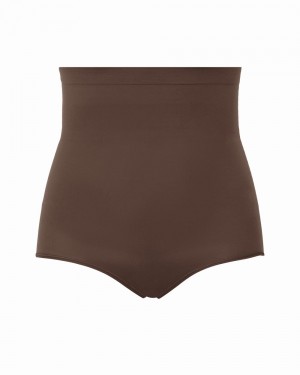 Culotte Spanx Higher Power Femme Marron France | ACOD27986