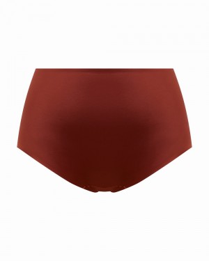 Culotte Spanx Shaping Satin Femme Rouge France | GMDV50714