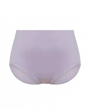 Culotte Spanx Shaping Satin Femme Violette Clair France | WLEM79106