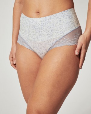 Culotte Spanx Undie-tectable® Dentelle Hi-Hipster Femme Blanche Bleu France | UQHD78390