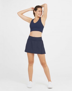 Jupe Courte Spanx The Get Moving, 14" Femme Bleu Marine France | RDCL40359