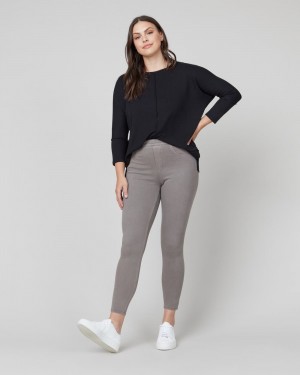 Leggings Spanx Jean-ish® Ankle Femme Grise Marron France | FOYZ29576