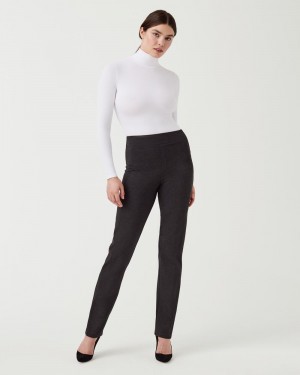 Pantalon Spanx The Perfect Pant, Slim Droit Femme Grise France | GWJZ31420