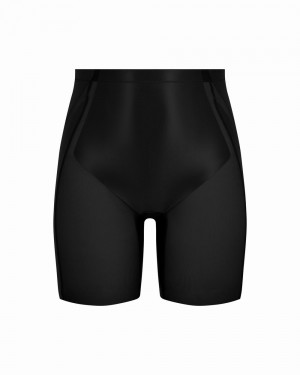 Short Spanx Booty-Lifting Mid-Thigh Femme Noir France | XDHM79318