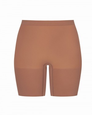 Short Spanx Power Femme Cafe Au Lait France | GFID10264