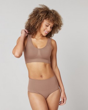 Soutien Gorge Spanx Breast of Both Worlds® Reversible Confort Femme Cafe Au Lait/Brown France | NXHS91732