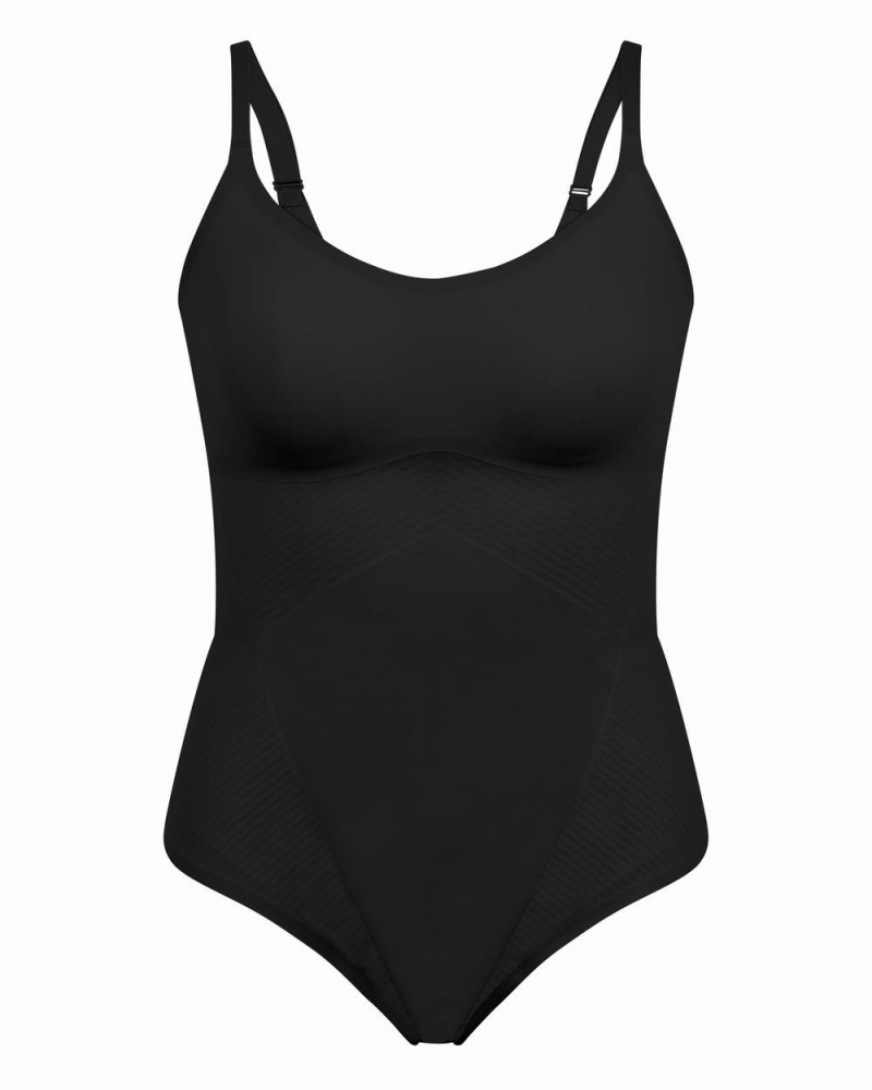 Body Spanx Thinstincts® 2.0 Cami Lanières Femme Noir France | WBZM69105