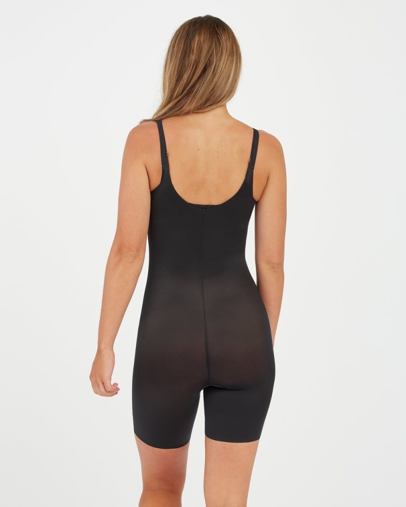 Body Spanx Thinstincts® 2.0 Open-Bust Mid-Thigh Femme Noir France | PFAE92746