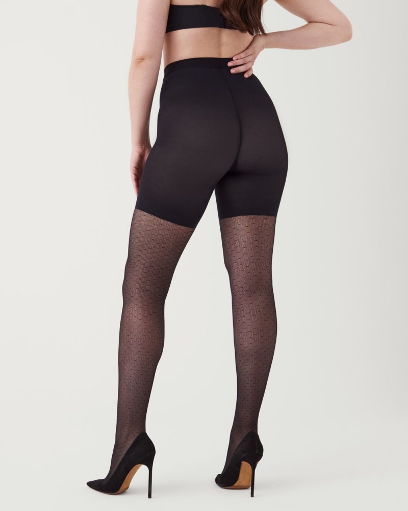 Collants Spanx Tight-End Tights® Femme Noir France | CJMG75964