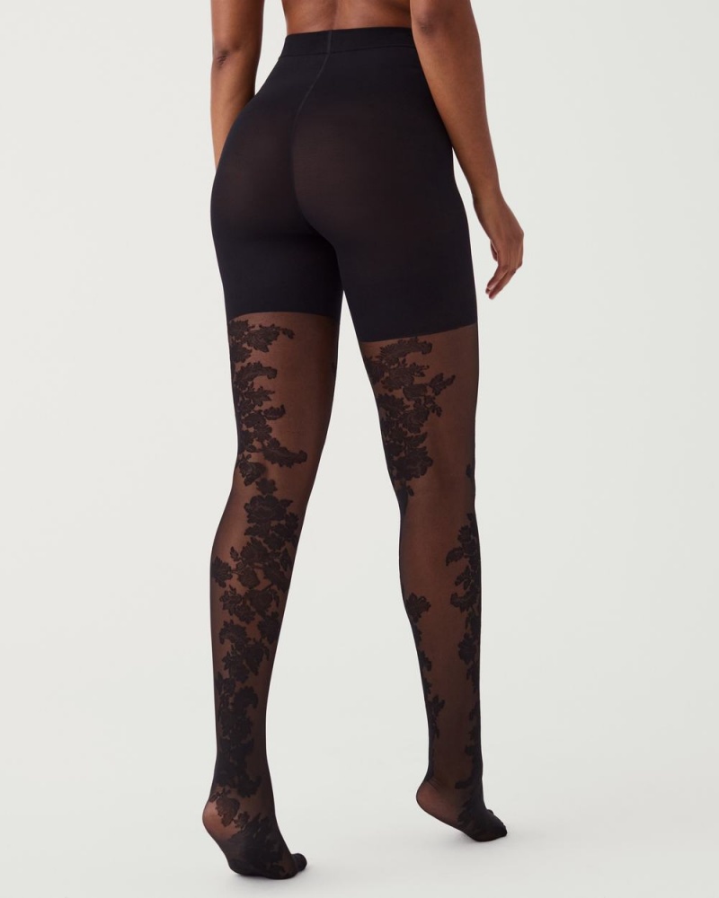 Collants Spanx Tight-End Tights® Femme Noir France | AQXO73956