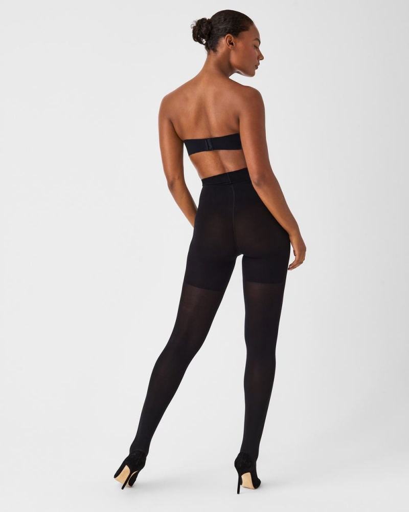 Collants Spanx Tight-End Tights® Femme Noir France | DHSA63152