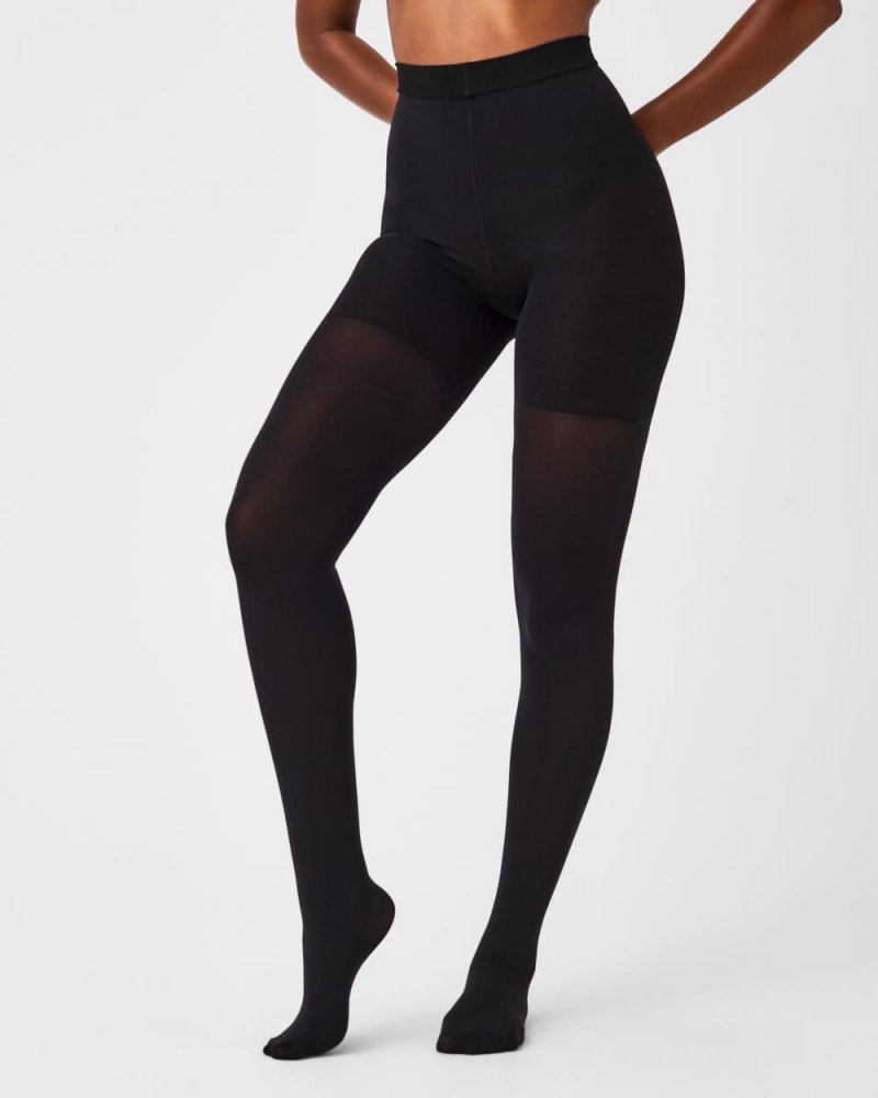 Collants Spanx Tight-End Tights® Femme Noir France | DHSA63152