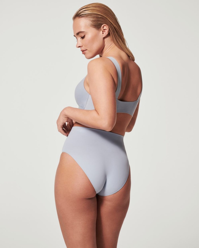 Culotte Spanx EcoCare Seamless Shaping Femme Bleu France | MVNL29350