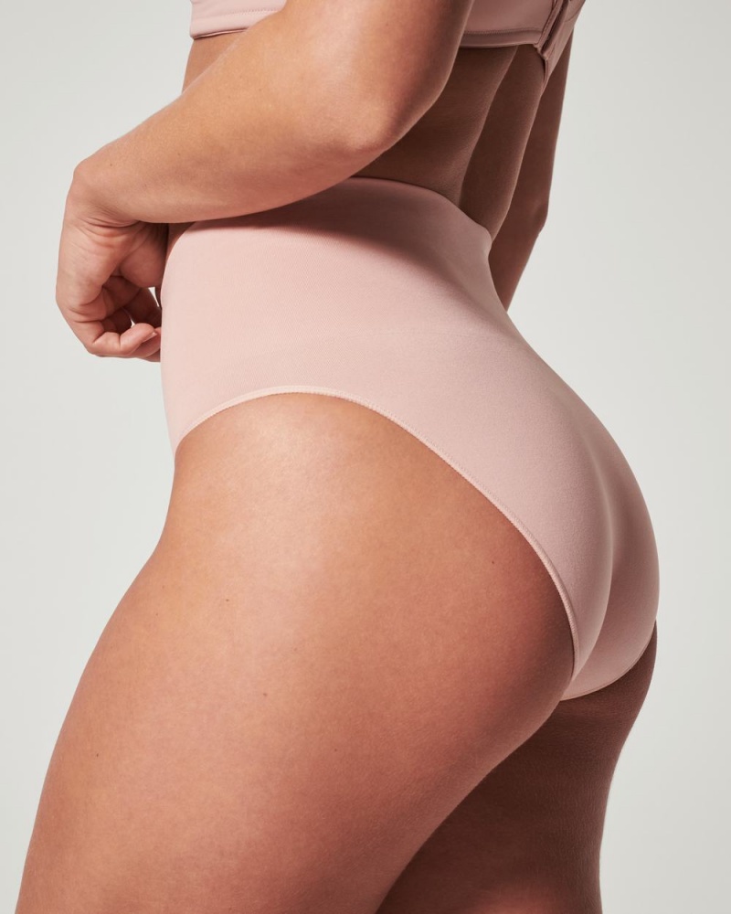 Culotte Spanx EcoCare Seamless Shaping Femme Rose France | TCEQ92361