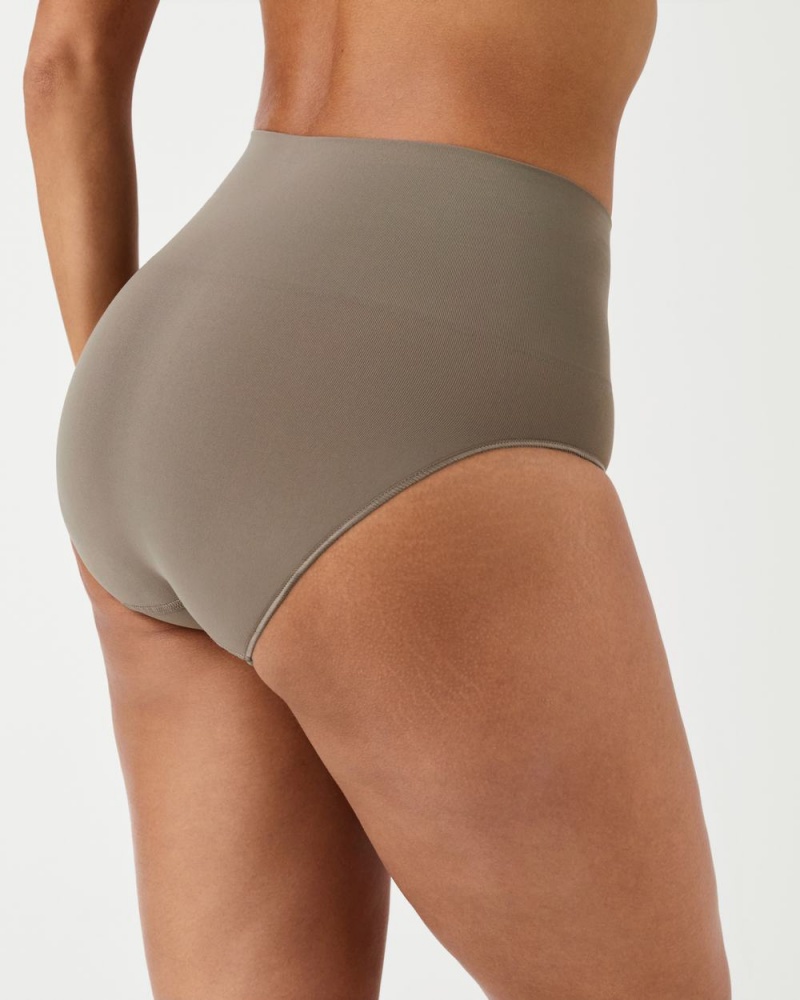 Culotte Spanx EcoCare Seamless Shaping Femme Vert Olive France | DRGI56241