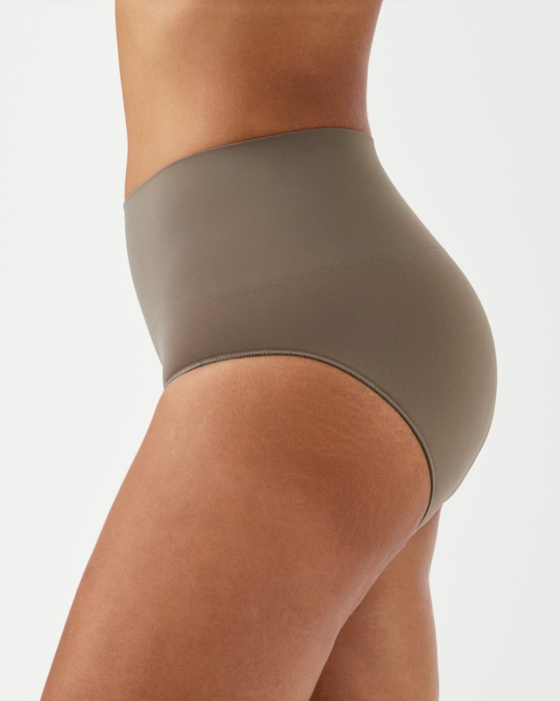 Culotte Spanx EcoCare Seamless Shaping Femme Vert Olive France | DRGI56241