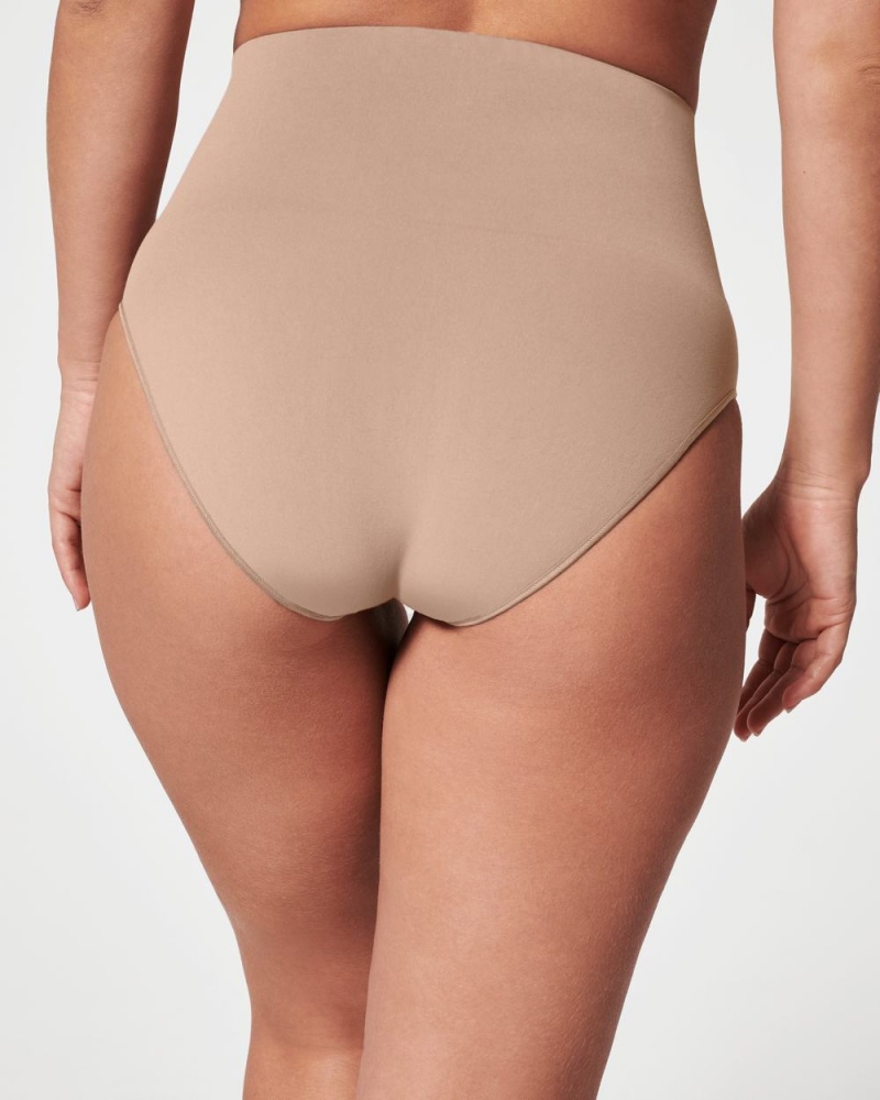 Culotte Spanx EcoCare Seamless Shaping Femme Beige France | THYR37806