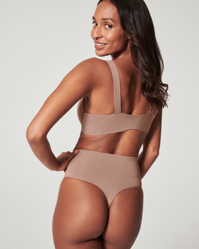 Culotte Spanx EcoCare Seamless Shaping Femme Cafe Au Lait France | CWLZ78925