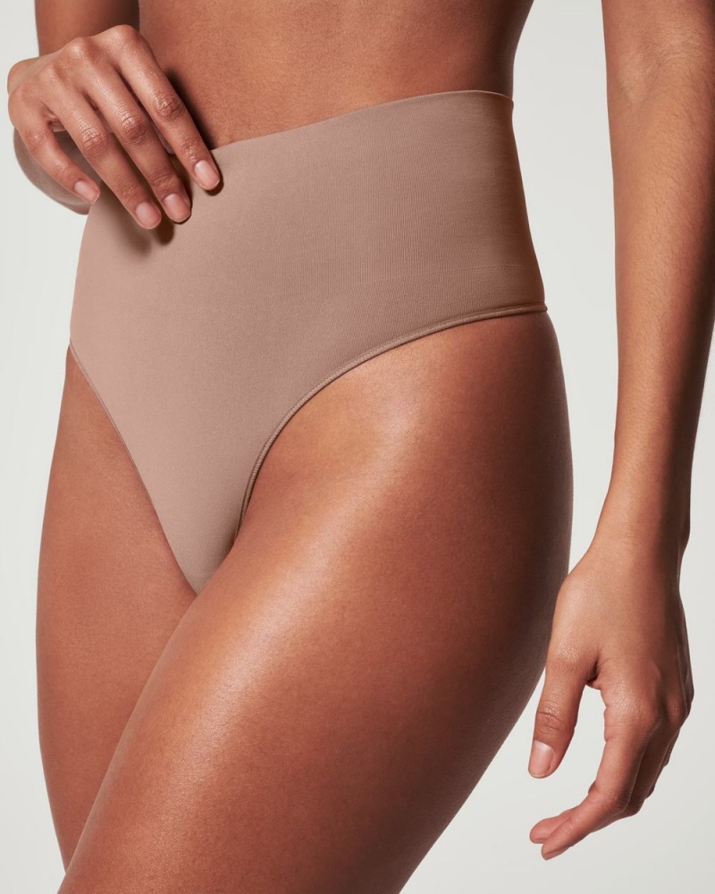 Culotte Spanx EcoCare Seamless Shaping Femme Cafe Au Lait France | CWLZ78925