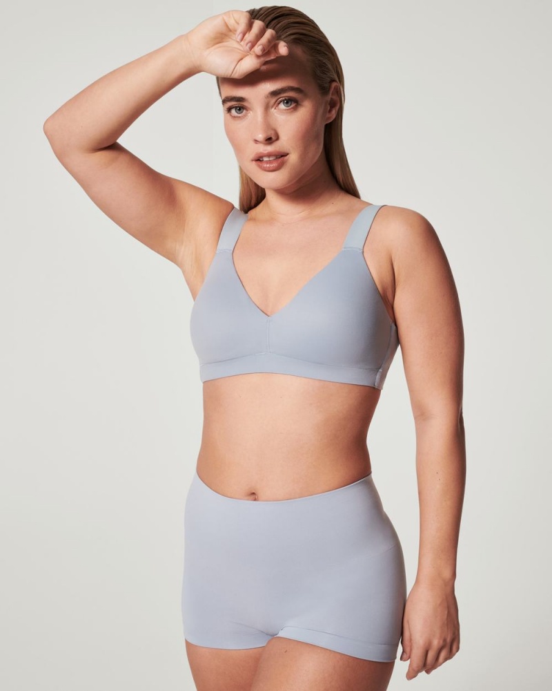 Culotte Spanx EcoCare Seamless Shaping Femme Bleu France | EWKM26014