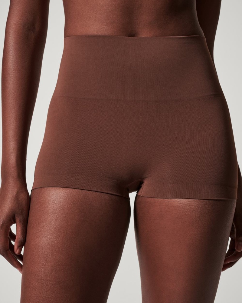 Culotte Spanx EcoCare Seamless Shaping Femme Marron France | BPCD97281