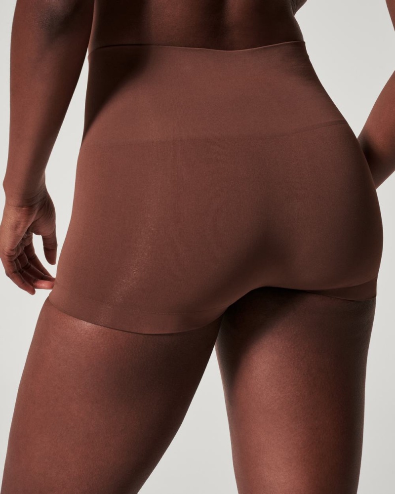 Culotte Spanx EcoCare Seamless Shaping Femme Marron France | BPCD97281