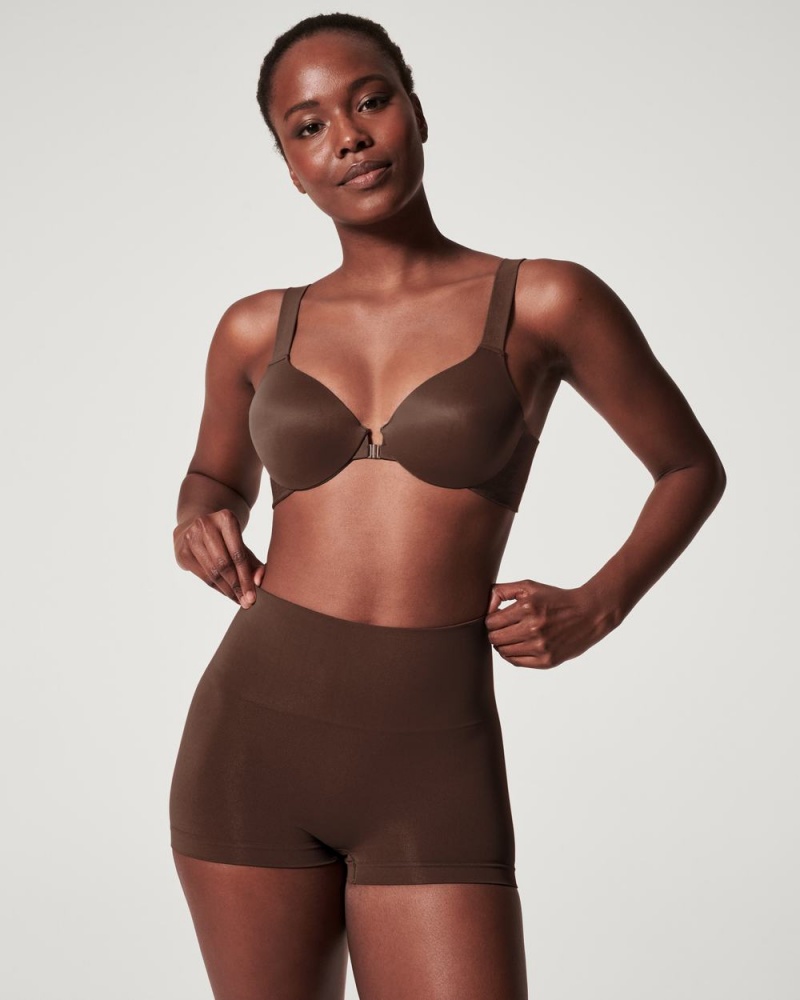 Culotte Spanx EcoCare Seamless Shaping Femme Marron France | BPCD97281