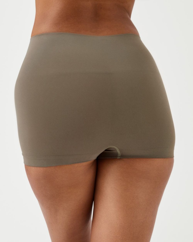 Culotte Spanx EcoCare Seamless Shaping Femme Vert Olive France | SYLQ81372