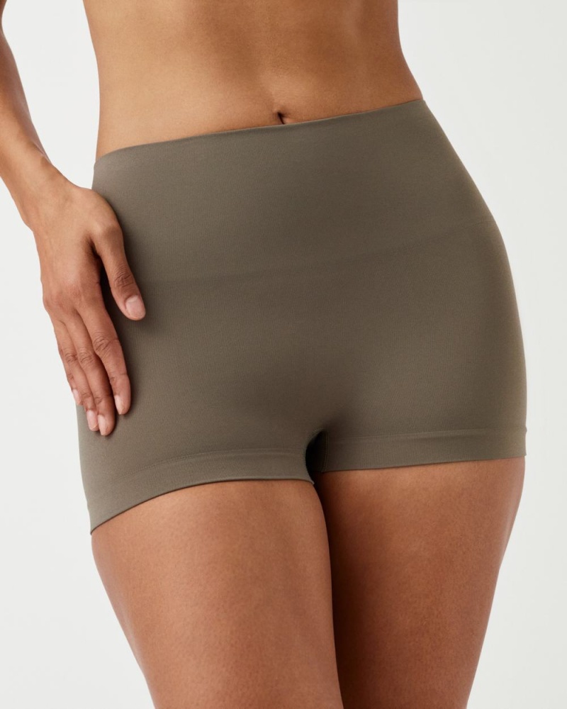 Culotte Spanx EcoCare Seamless Shaping Femme Vert Olive France | SYLQ81372