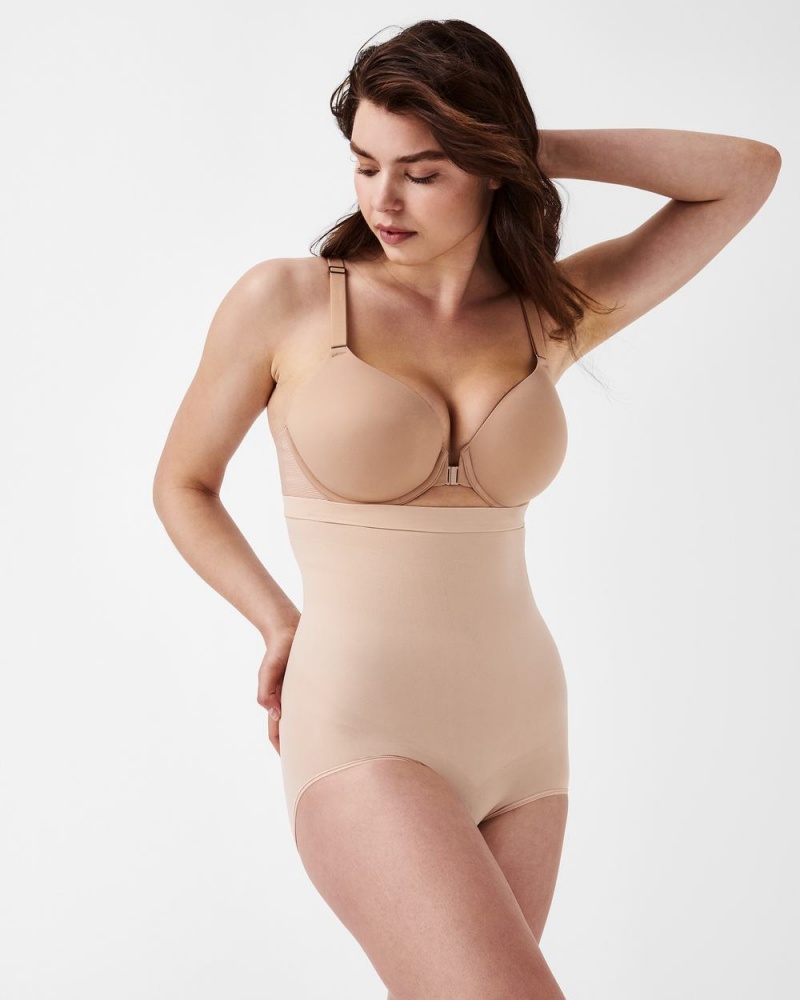 Culotte Spanx Higher Power Femme Beige France | FSVX90847