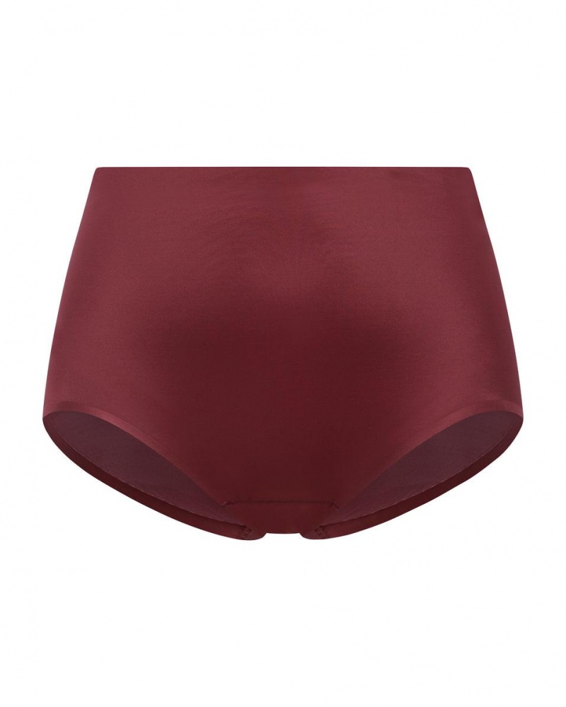 Culotte Spanx Shaping Satin Femme Bordeaux France | LBKT85714