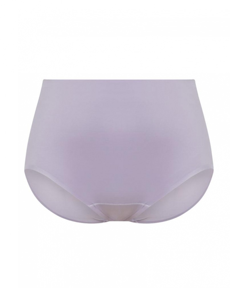 Culotte Spanx Shaping Satin Femme Violette Clair France | WLEM79106