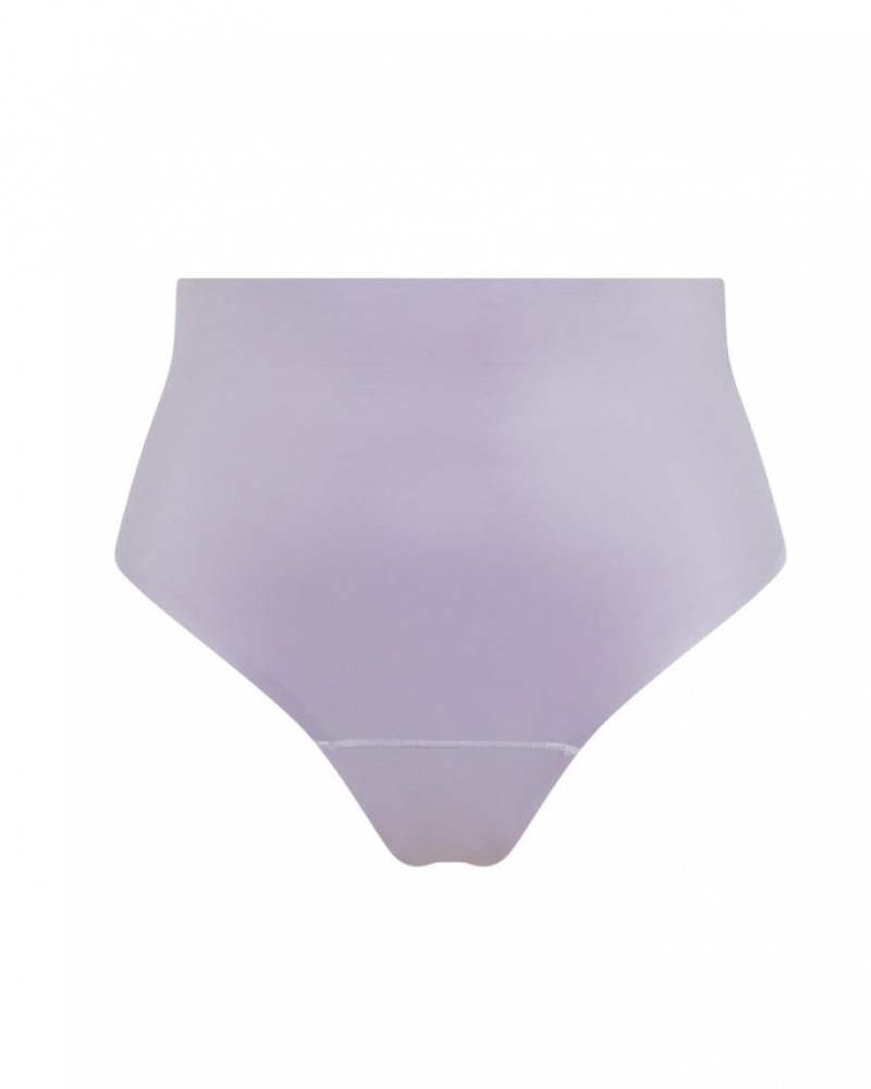 Culotte Spanx Shaping Satin Femme Violette Clair France | PNWX07549