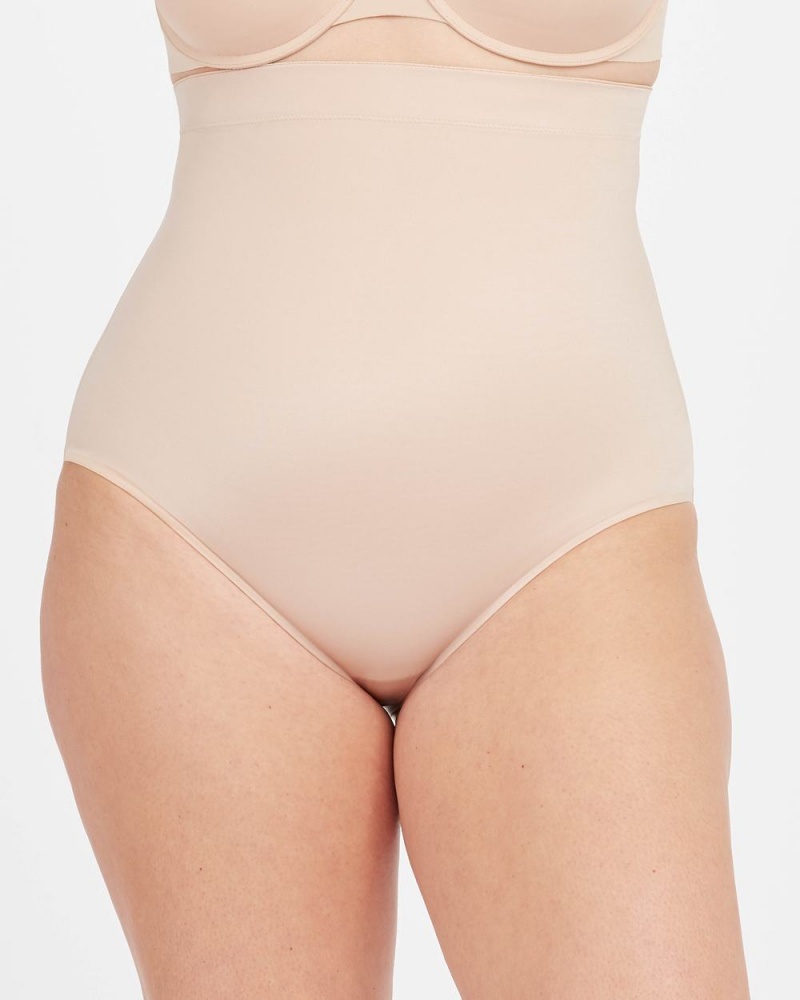 Culotte Spanx Suit Your Fancy High-Waisted Femme Beige France | ROFZ98642