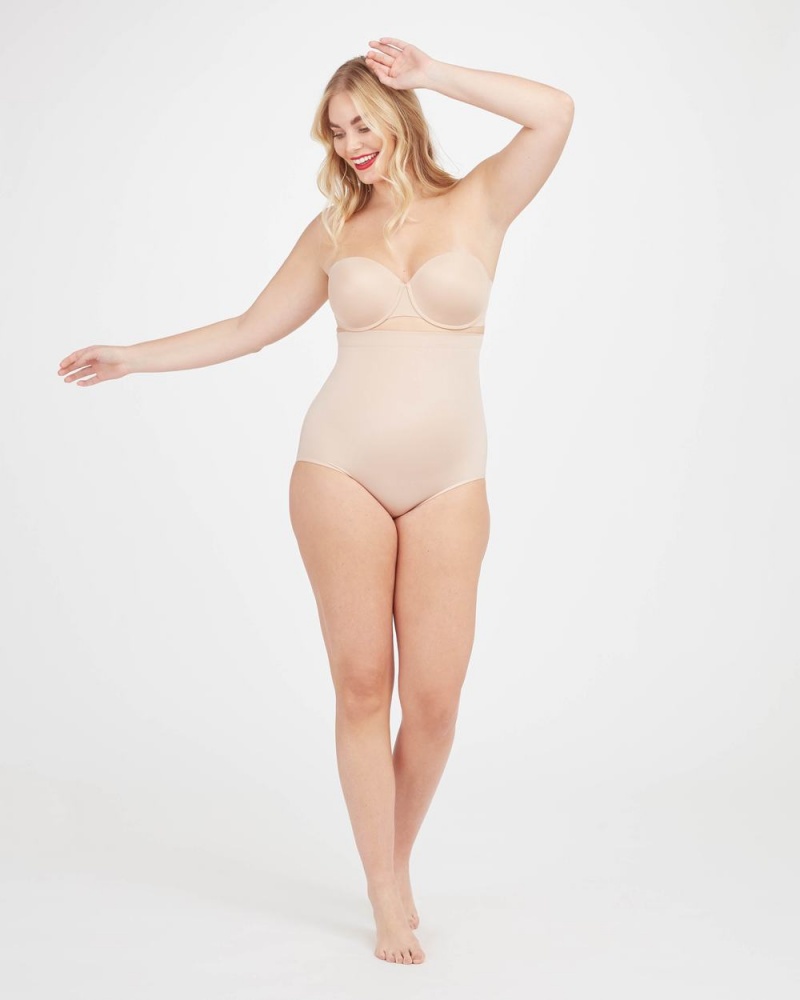 Culotte Spanx Suit Your Fancy High-Waisted Femme Beige France | ROFZ98642