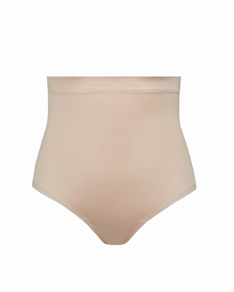 Culotte Spanx Suit Your Fancy High-Waisted Femme Beige France | PJXS27960