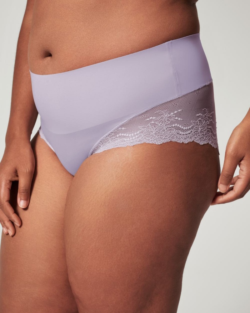 Culotte Spanx Undie-tectable® Dentelle Hi-Hipster Femme Violette Clair France | QTJF59620