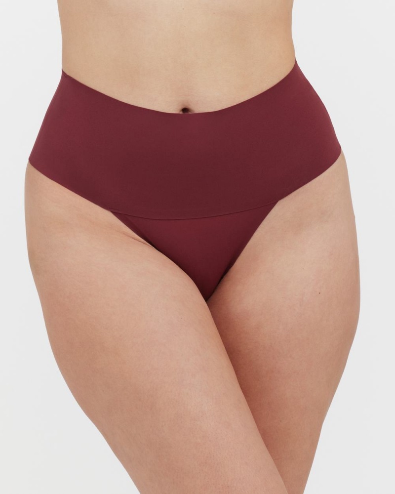 Culotte Spanx Undie-tectable® Femme Bordeaux France | QJUY48276