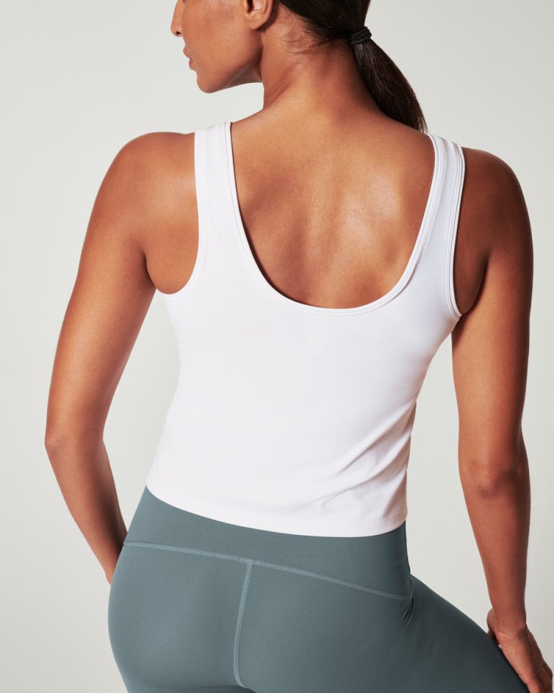 Debardeur Spanx The Get Moving Fitted Femme Blanche France | QBIJ62785