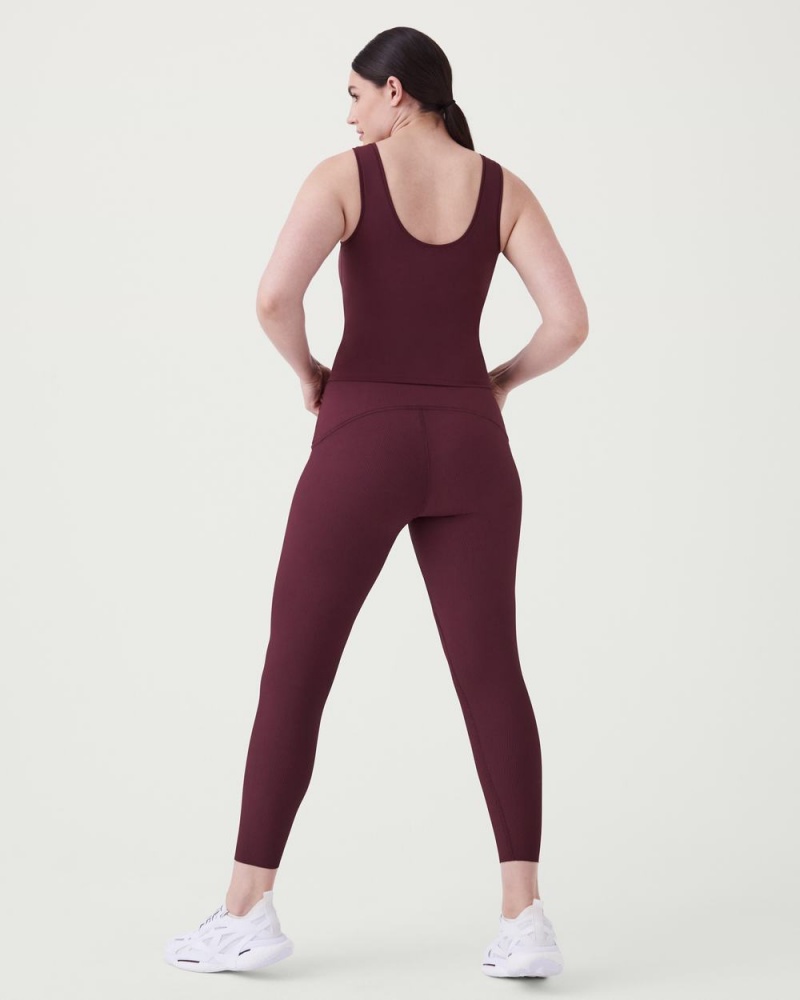 Debardeur Spanx The Get Moving Fitted Femme Bordeaux France | RVJD15843