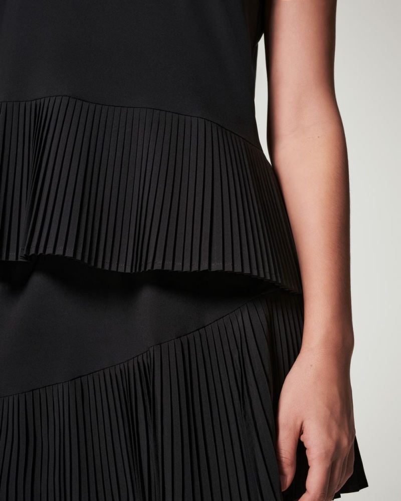 Debardeur Spanx Yes, Pleats! Femme Noir France | WFOR62095