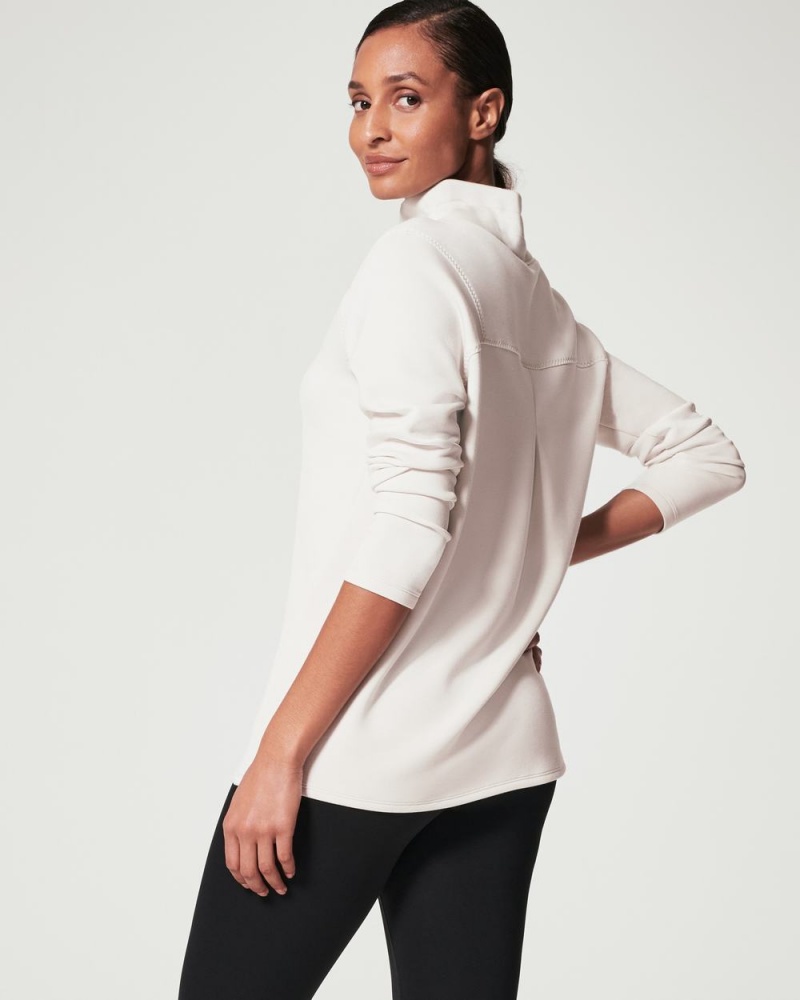 Hauts Spanx AirEssentials ‘Got-Ya-Covered’ Pullover Femme Grise Clair France | QHWO25870