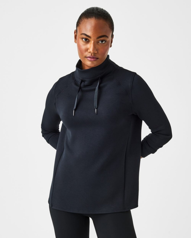 Hauts Spanx AirEssentials ‘Got-Ya-Covered’ Pullover Femme Noir France | HJUT24957