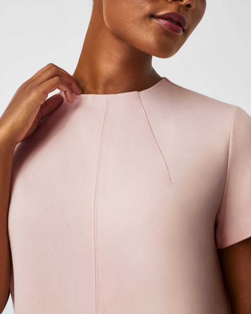 Hauts Spanx The Perfect Funnel Neck Femme Rose France | LHAM07263