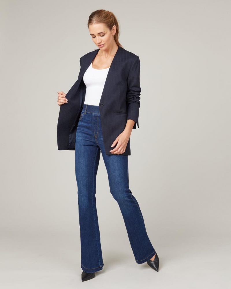 Hauts Spanx The Perfect Oversized Blazer Femme Bleu Marine Grise France | VDHM70839