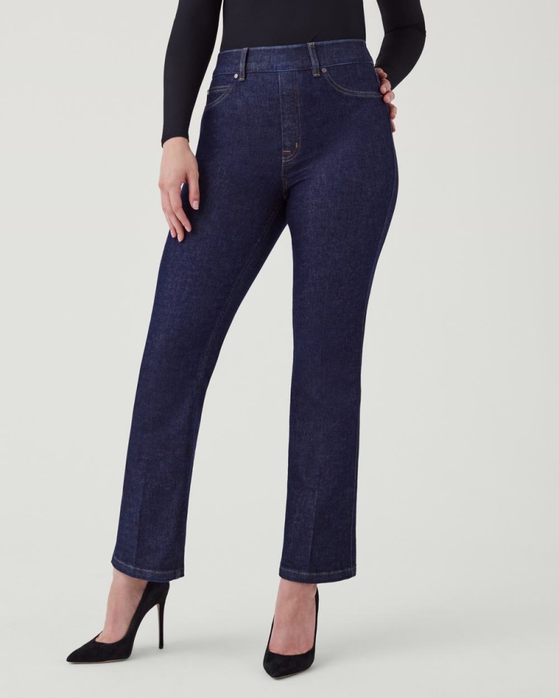 Jean Spanx Kick Flare Femme Indigo France | TNFP32869