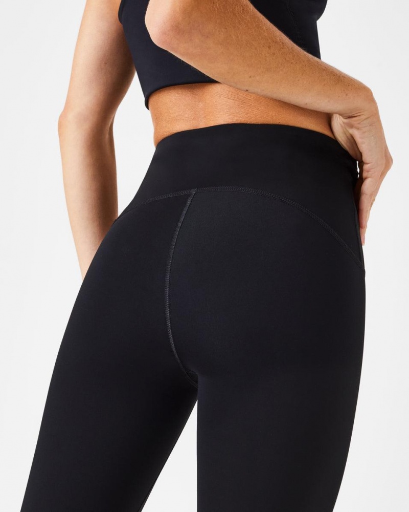 Leggings Spanx Booty Boost® Active 7/8 Femme Noir France | JAOI70356